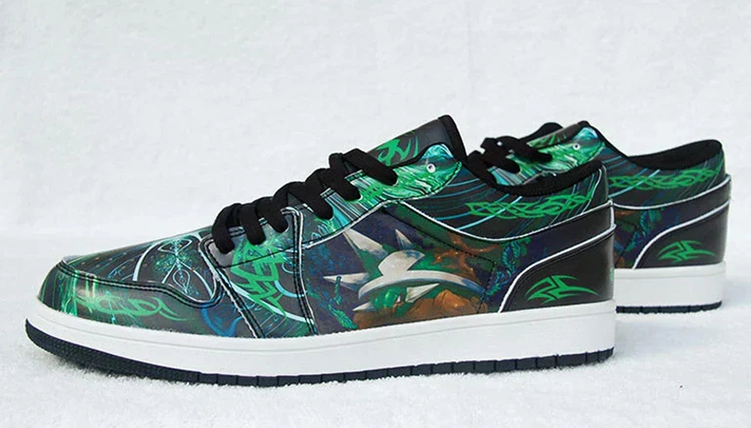 anime air jordan 1 low shoes