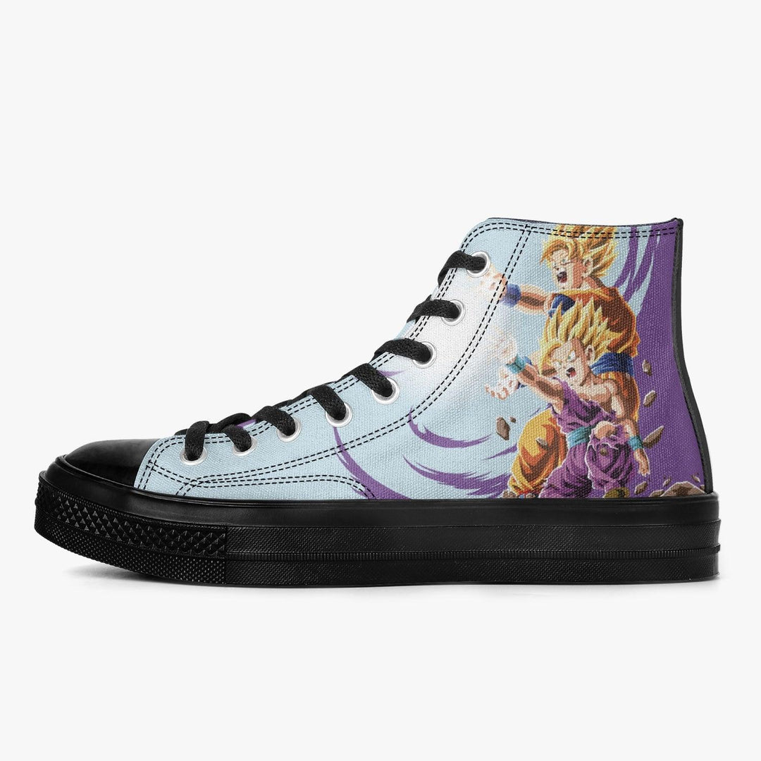 Dragonball Z Goku and Gohan A-Star High Anime Shoes _ Dragonball Z _ Ayuko