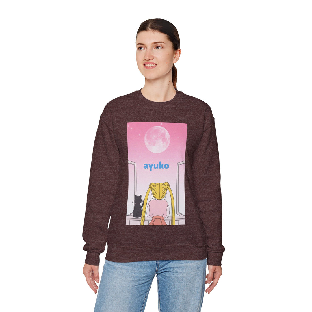 Sailor moon Unisex Heavy Blend Crewneck Sweatshirt