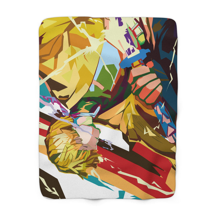 Zenitsu Sherpa Fleece Blanket