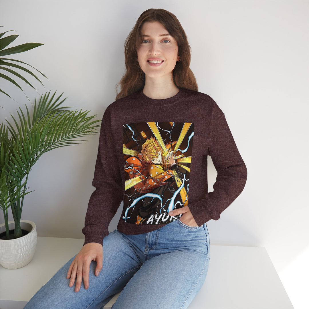 Zenitsu Breath of Thunder Ayuko Anime Sweatshirt