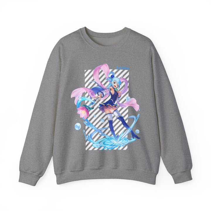 Konosuba Aqua Worthless God Sweatshirt