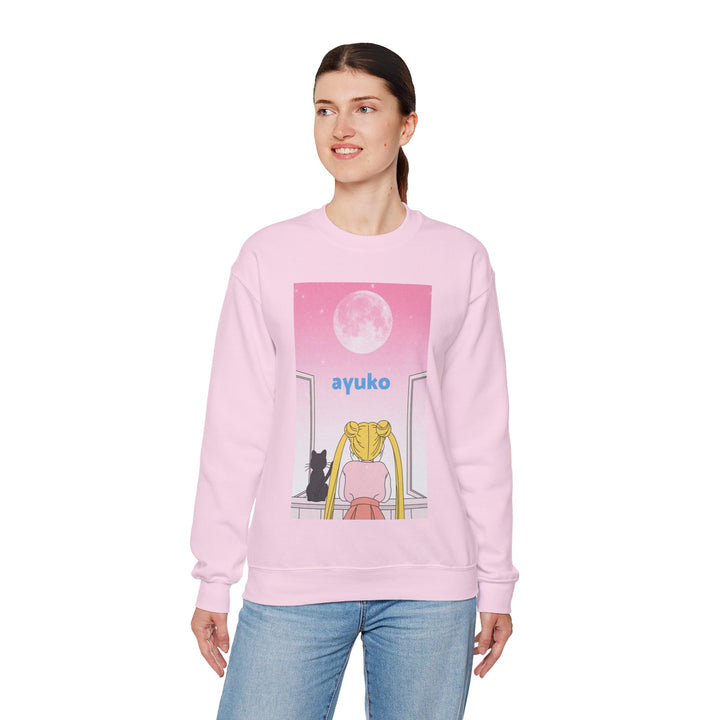 Sailor moon Unisex Heavy Blend Crewneck Sweatshirt