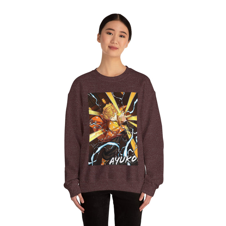 Zenitsu Breath of Thunder Ayuko Anime Sweatshirt