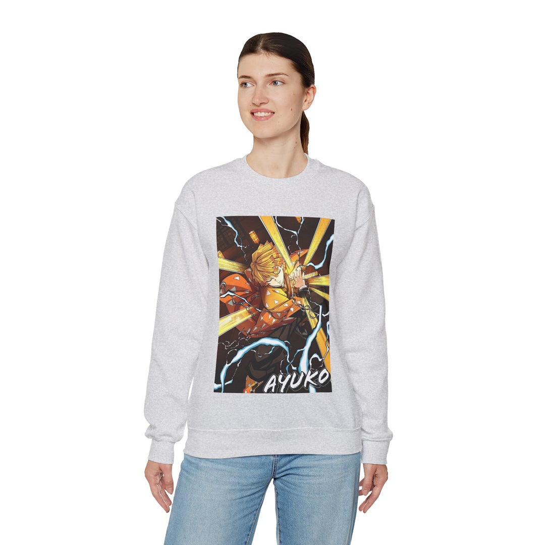 Zenitsu Breath of Thunder Ayuko Anime Sweatshirt