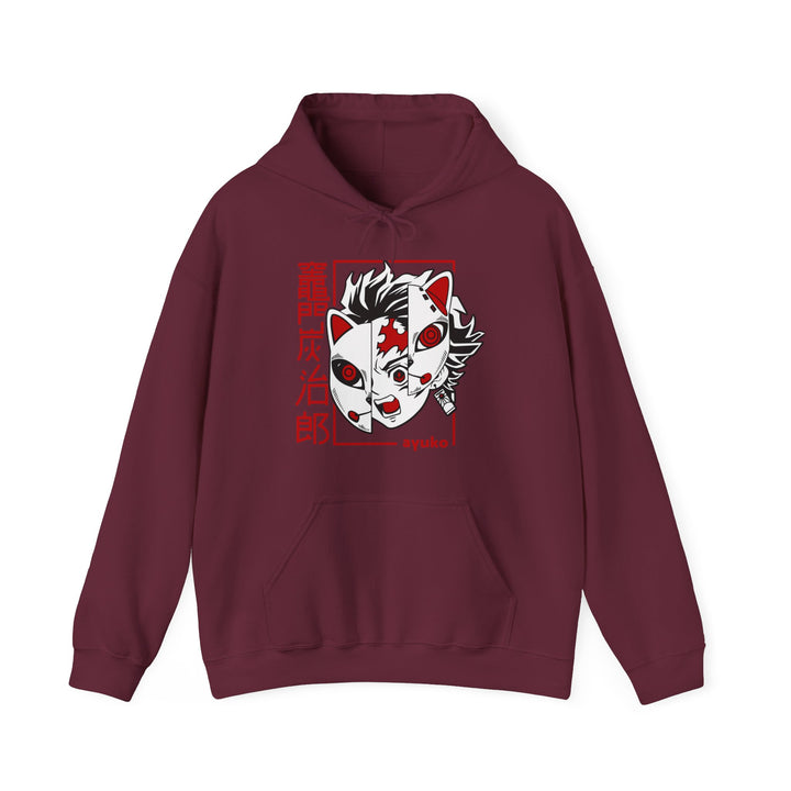 Tanjiro Demon Slayer Mask Hoodie