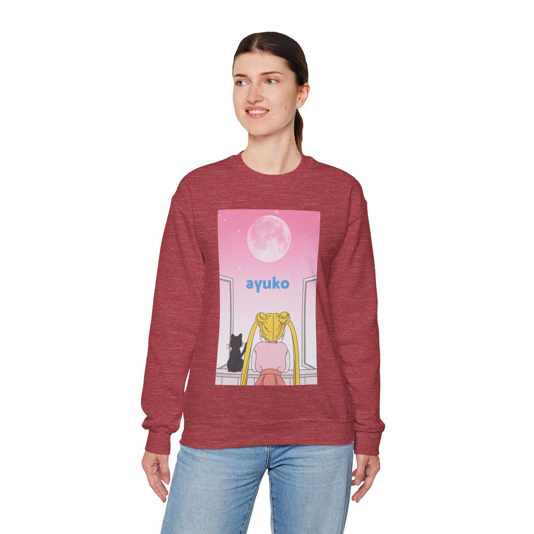 Sailor moon Unisex Heavy Blend Crewneck Sweatshirt