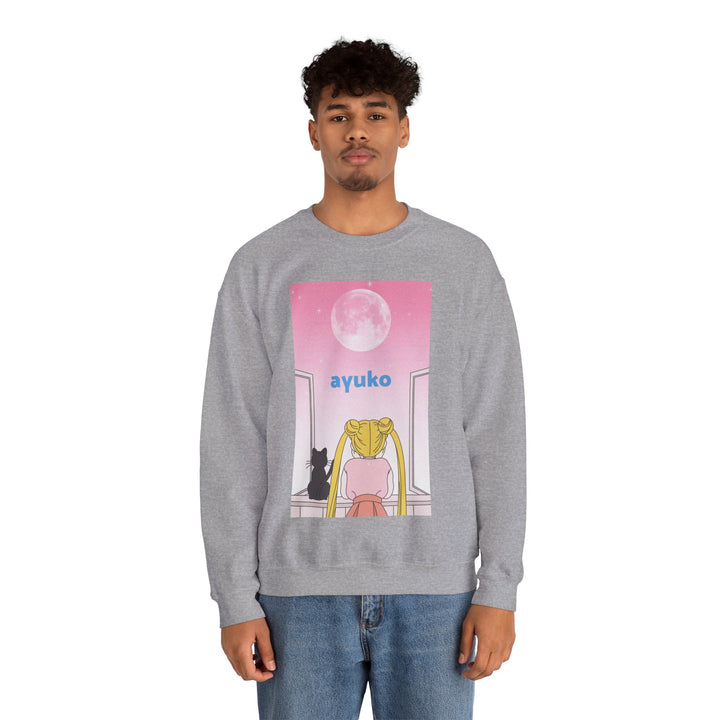 Sailor moon Unisex Heavy Blend Crewneck Sweatshirt