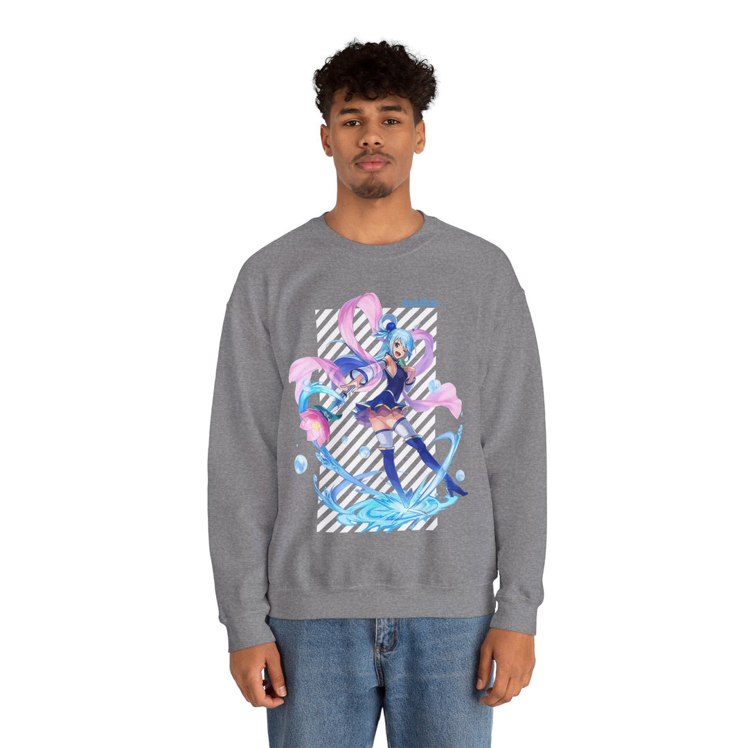 Konosuba Aqua Worthless God Sweatshirt