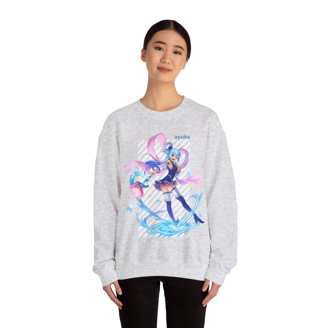 Konosuba Aqua Worthless God Sweatshirt