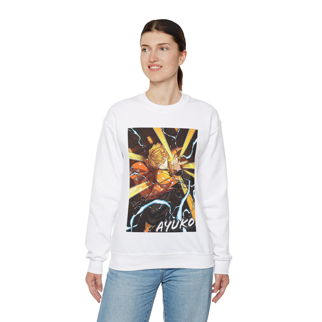 Zenitsu Breath of Thunder Ayuko Anime Sweatshirt