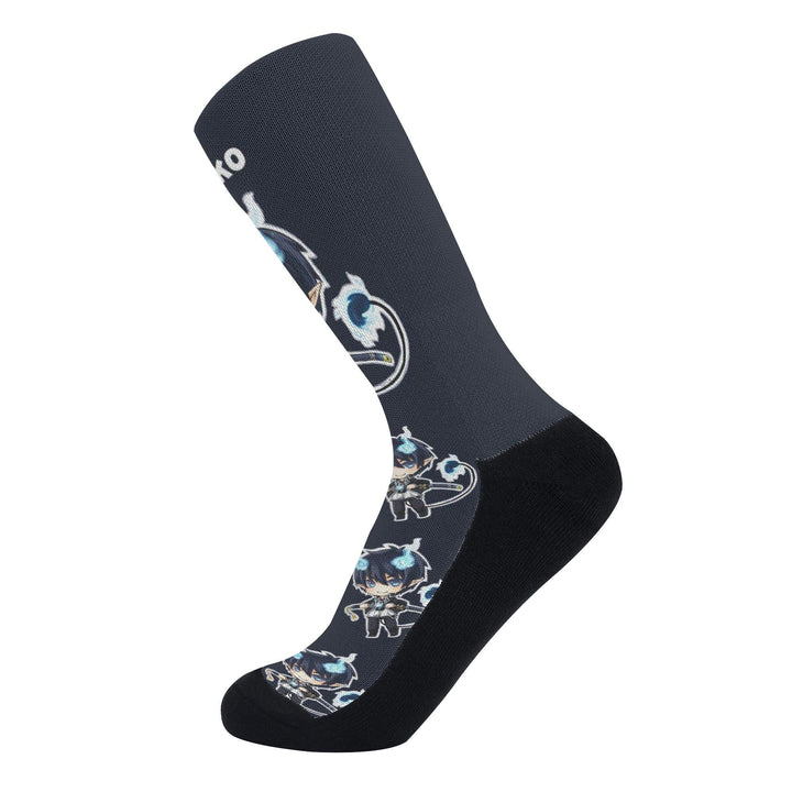 Ao No Exorcist Rin Anime Socks _ AO No Exorcist _ Ayuko