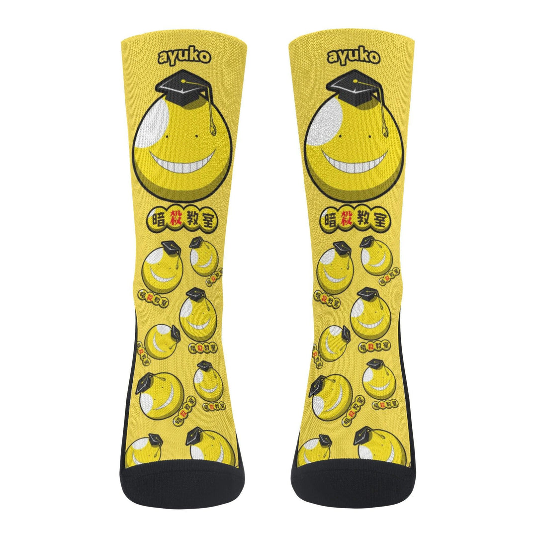 Assassination Classroom Koro Sensei Anime Socks _ Assassination Classroom _ Ayuko