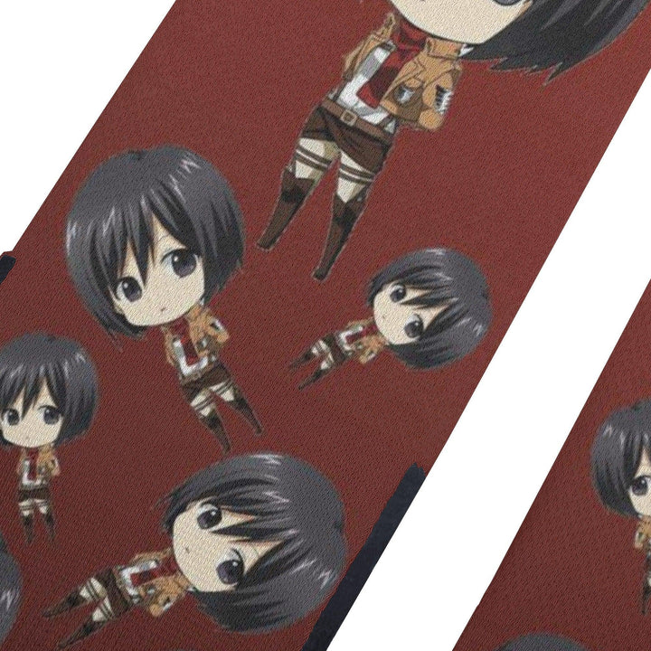 Attack On Titan Mikasa Ackerman Anime Socks _ Attack On Titan _ Ayuko