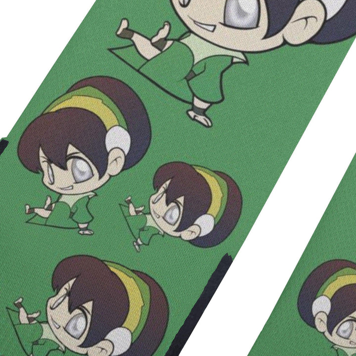 Avatar Toph Anime Socks _ Avatar The Last Airbender _ Ayuko