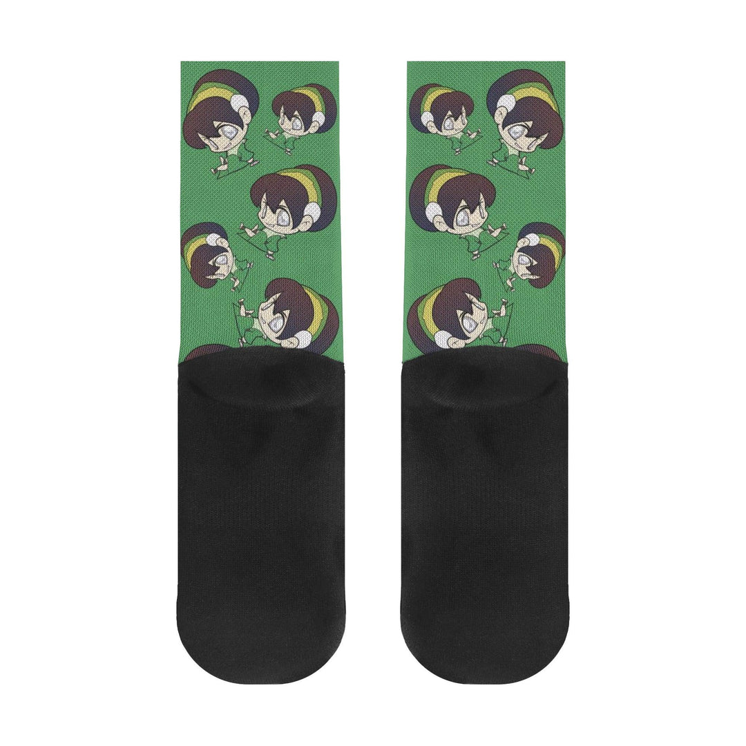 Avatar Toph Anime Socks _ Avatar The Last Airbender _ Ayuko