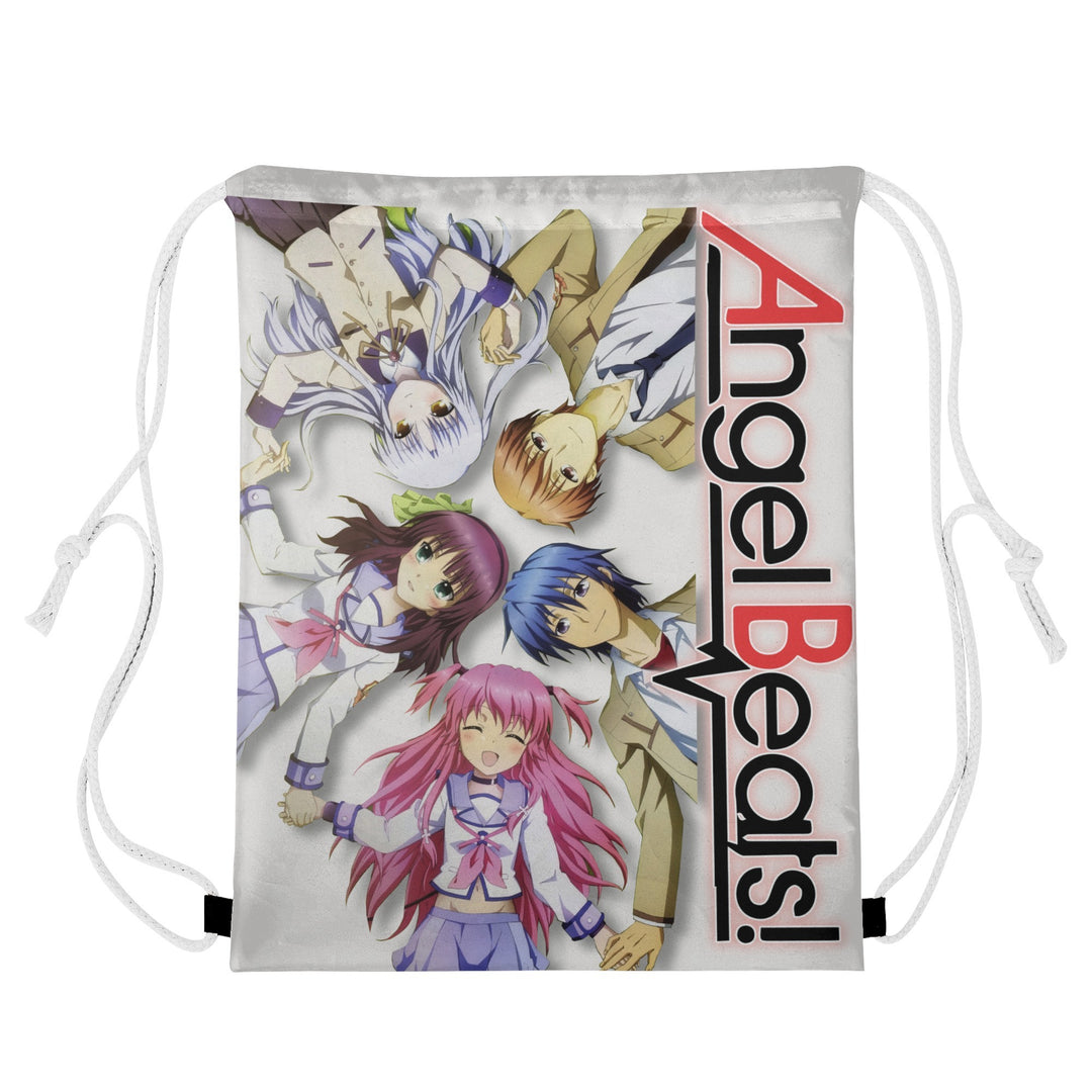 Angel Beats Drawstring Bag