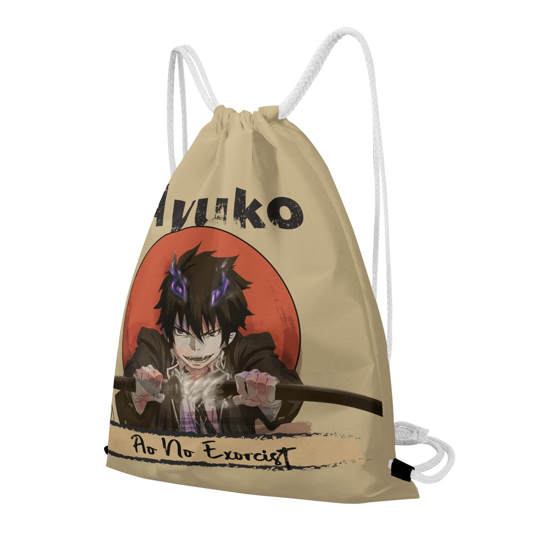 Ao no Exorcist Drawstring Bag