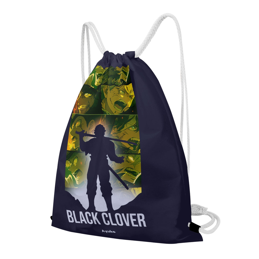 Black Clover Drawstring Bag