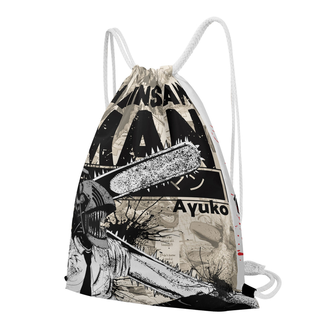 Chainsaw Man Drawstring Bag