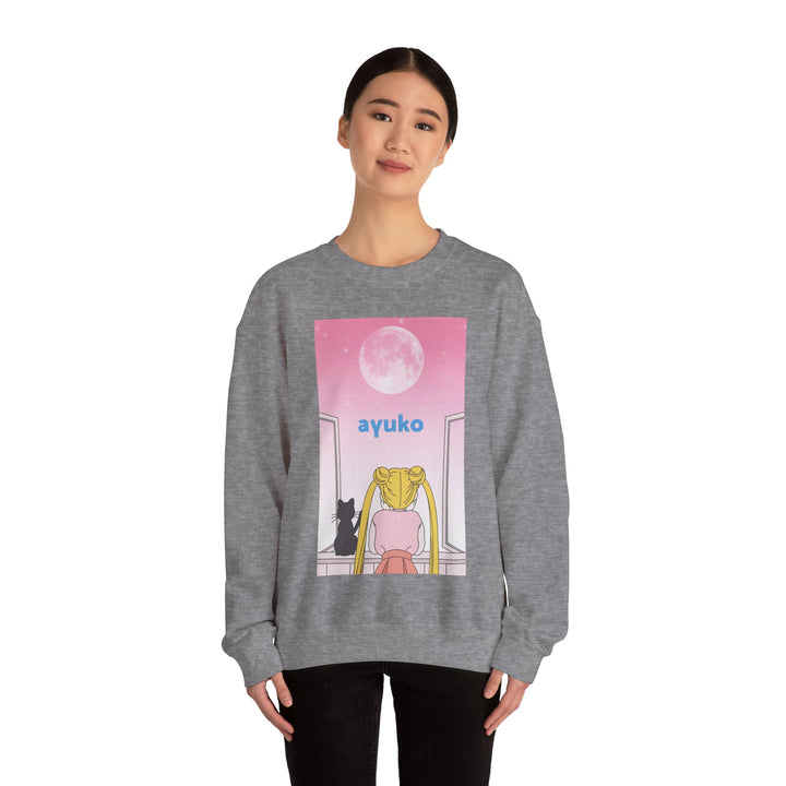 Sailor moon Unisex Heavy Blend Crewneck Sweatshirt