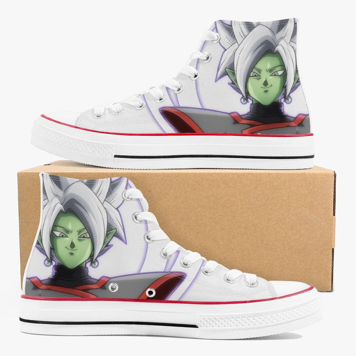 Dragonball Z Zamasu A-Star High White Anime Shoes _ Dragonball Z _ Ayuko