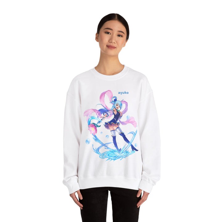 Konosuba Aqua Worthless God Sweatshirt