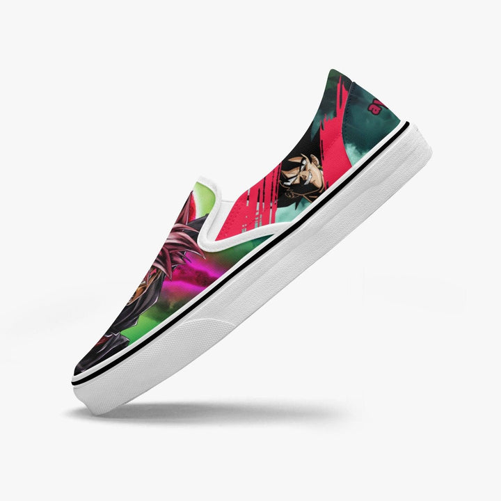 Dragonball Z Goku Black Slip Ons Anime Shoes _ Dragonball Z _ Ayuko