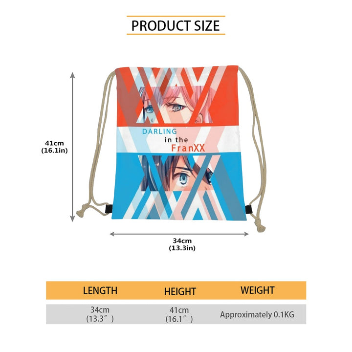 Drawstring Bag zero two darling in the franxx