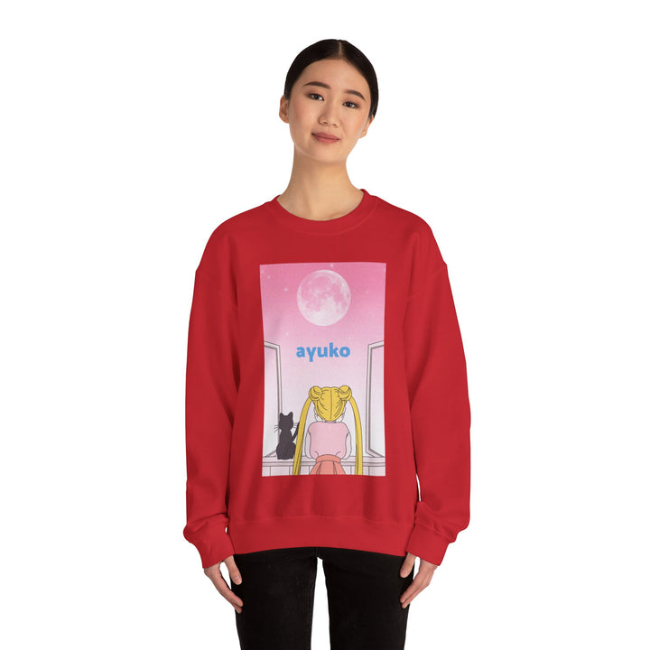 Sailor moon Unisex Heavy Blend Crewneck Sweatshirt