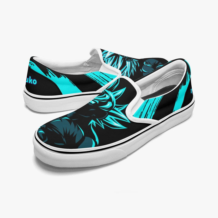 Dragonball Z Goku and Vegeta Slip Ons Anime Shoes _ Dragonball Z _ Ayuko