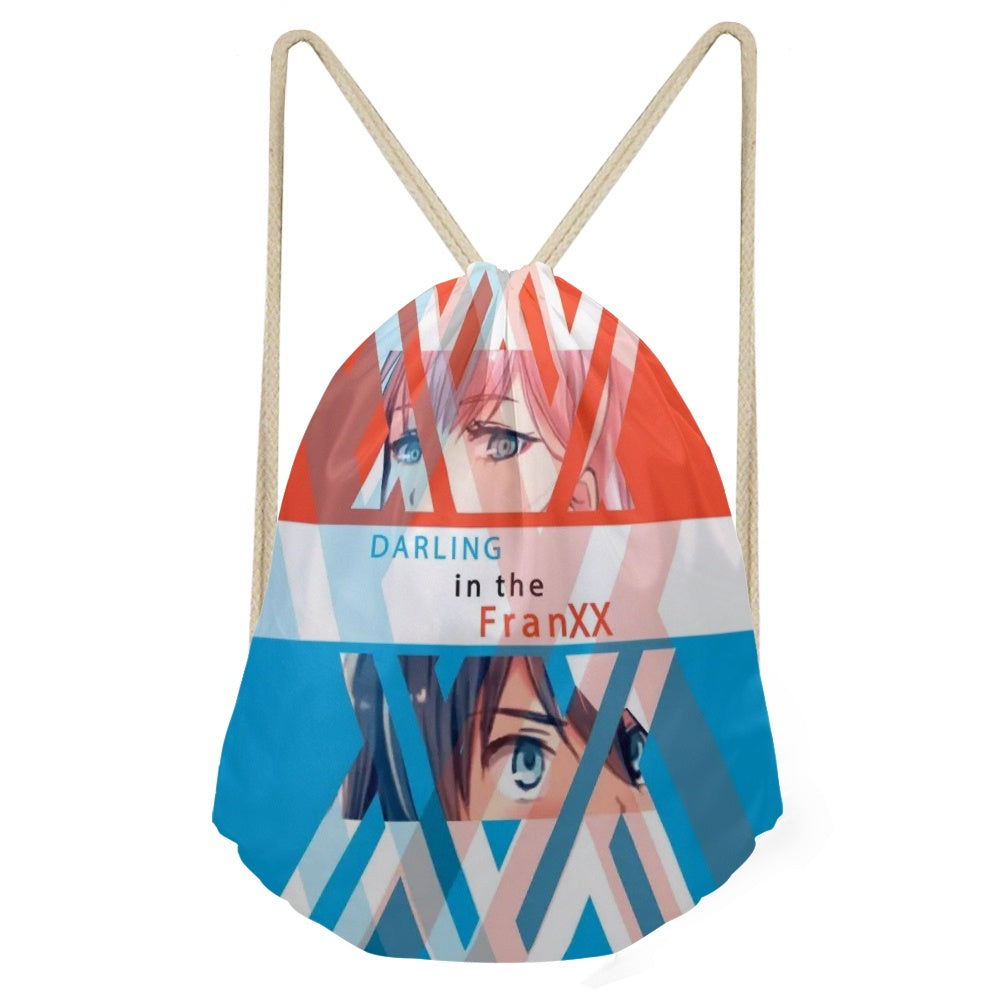 Drawstring Bag zero two darling in the franxx