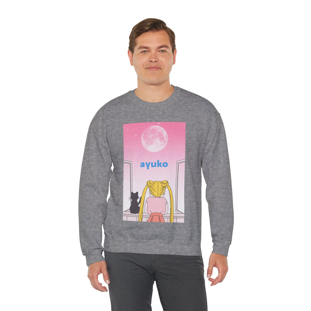 Sailor moon Unisex Heavy Blend Crewneck Sweatshirt