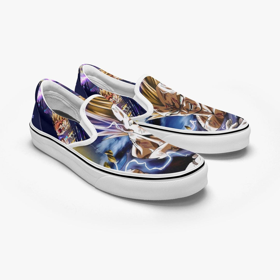 Dragonball Z Majim Vegeta Slip Ons Anime Shoes _ Dragonball Z _ Ayuko