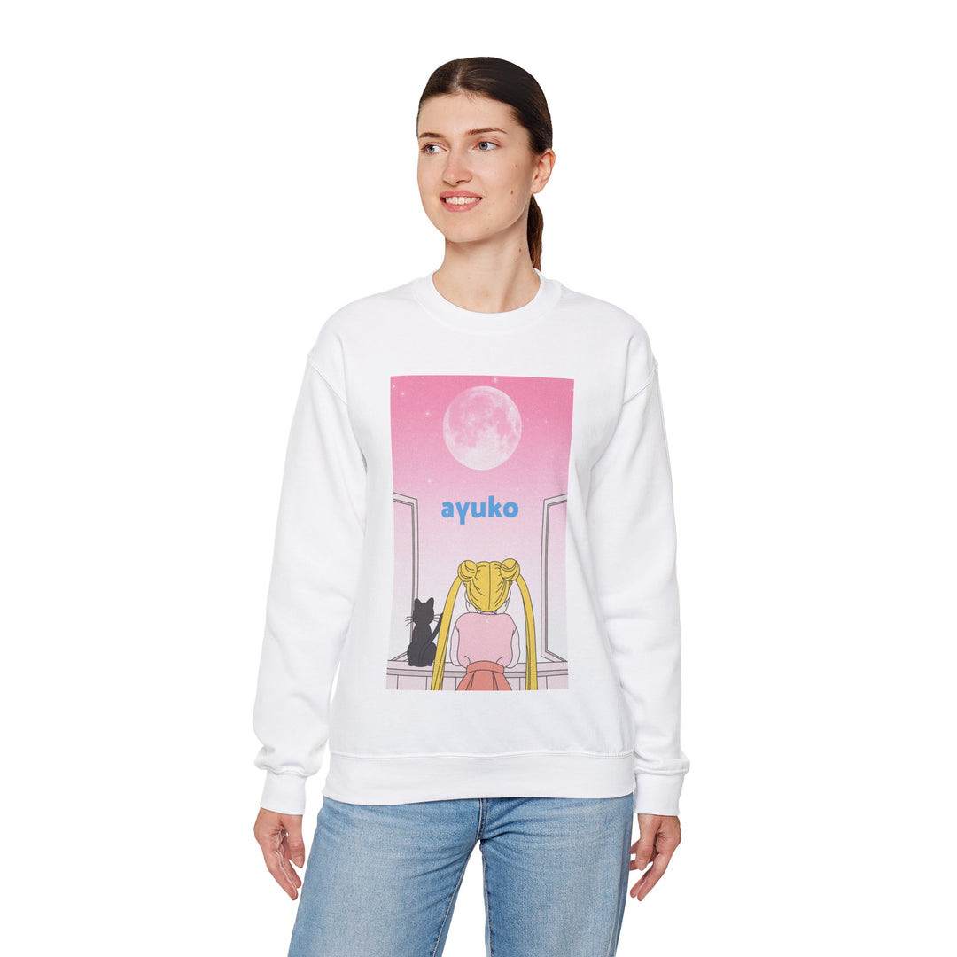 Sailor moon Unisex Heavy Blend Crewneck Sweatshirt