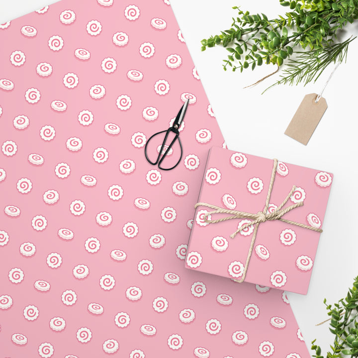 Narutomaki Pink Wrapping Paper