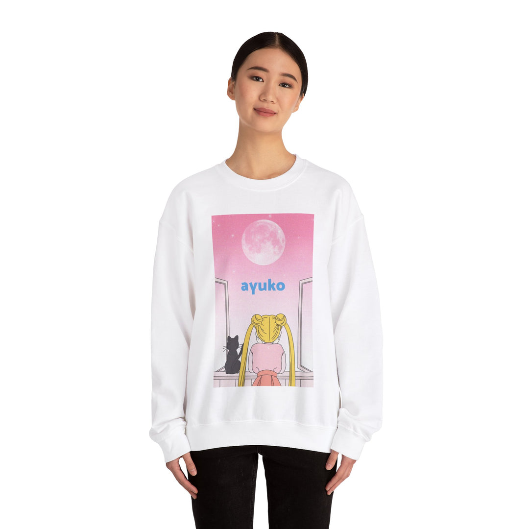 Sailor moon Unisex Heavy Blend Crewneck Sweatshirt