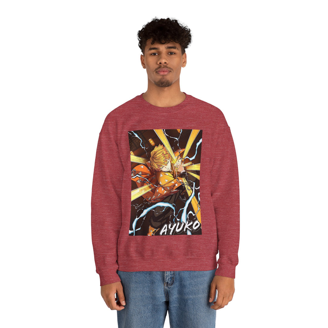 Zenitsu Breath of Thunder Ayuko Anime Sweatshirt