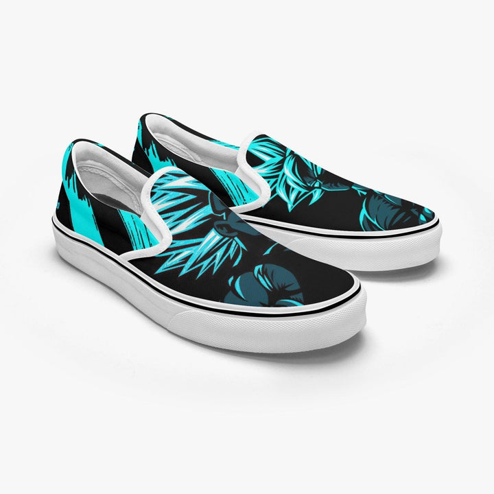 Dragonball Z Goku and Vegeta Slip Ons Anime Shoes _ Dragonball Z _ Ayuko