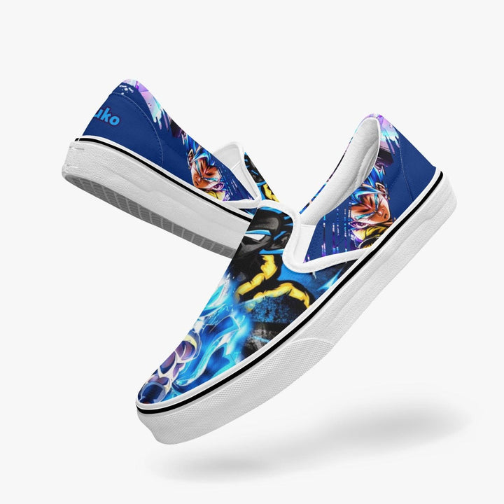 Dragonball Z Gogeta Slip Ons Anime Shoes _ Dragonball Z _ Ayuko