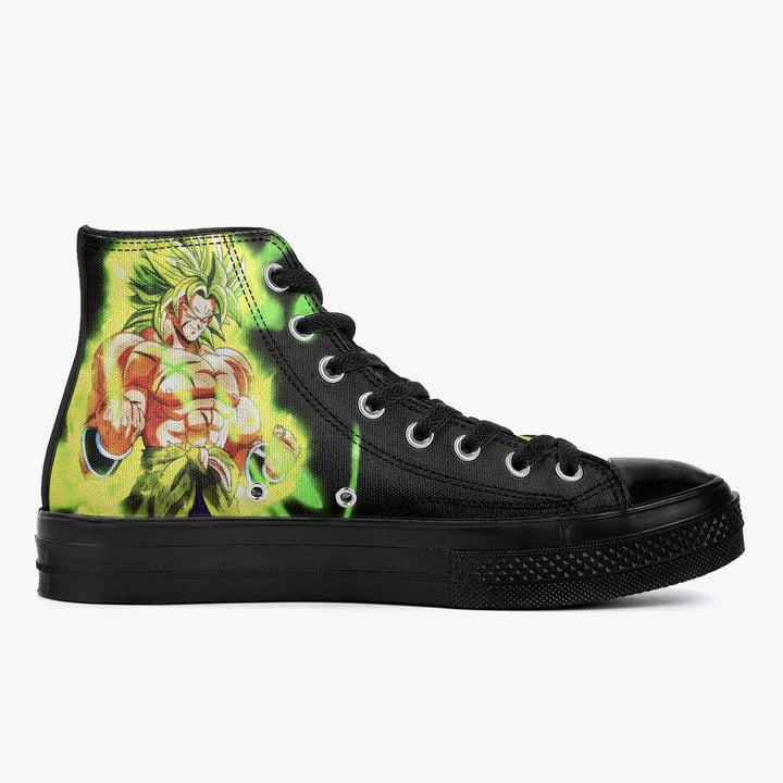 Dragonball Z Broly A-Star High Anime Shoes _ Dragonball Z _ Ayuko