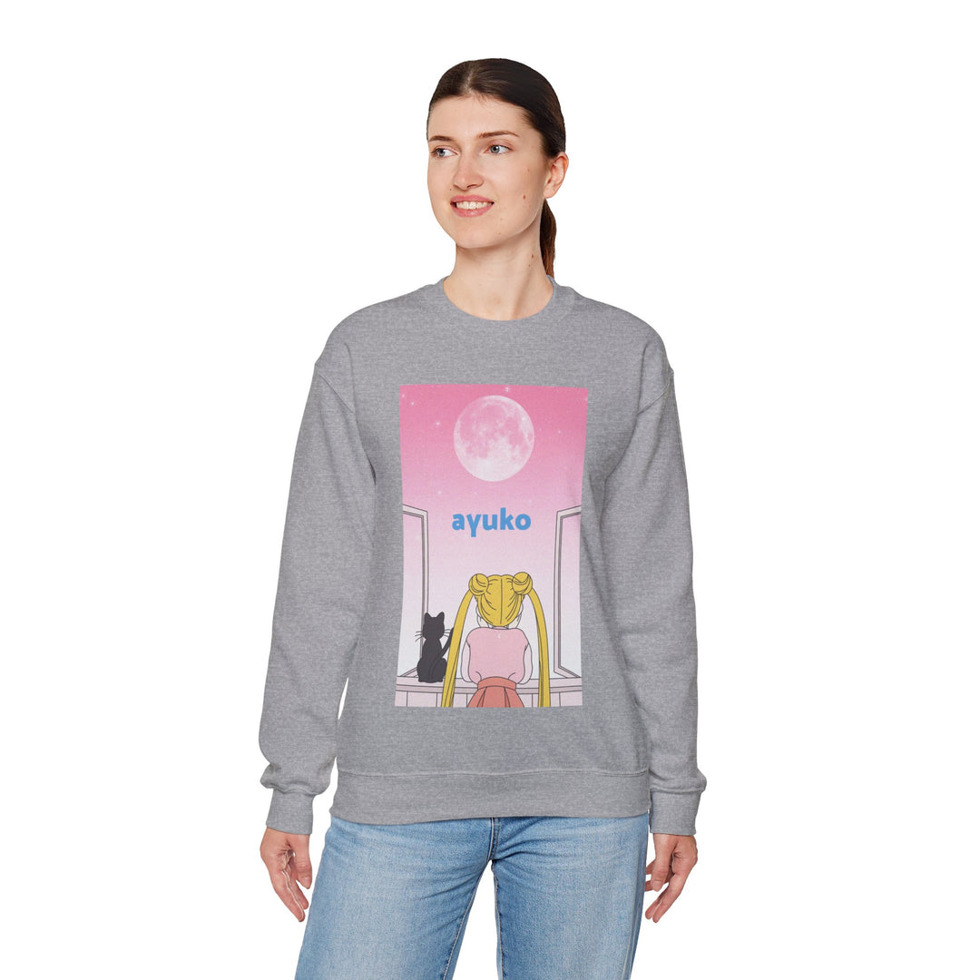 Sailor moon Unisex Heavy Blend Crewneck Sweatshirt