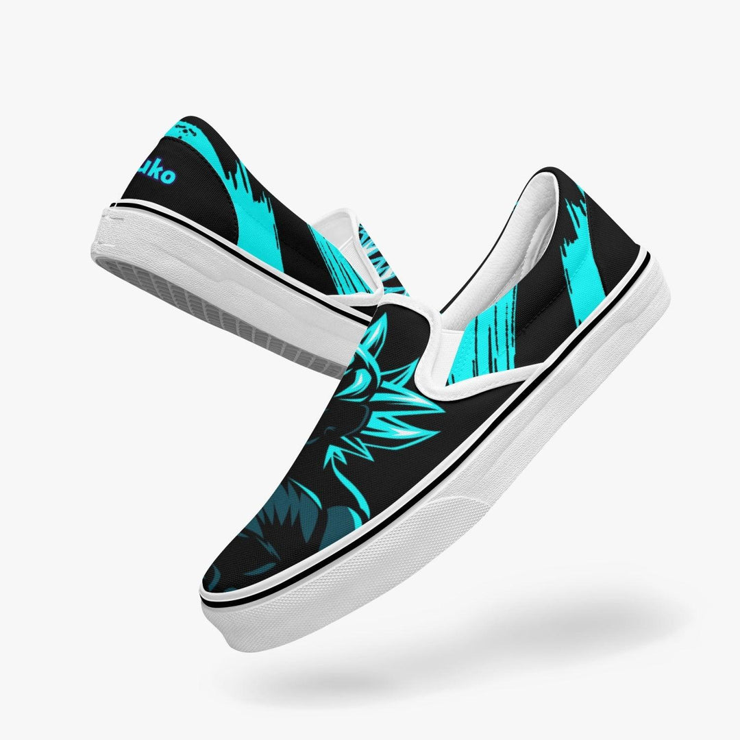 Dragonball Z Goku and Vegeta Slip Ons Anime Shoes _ Dragonball Z _ Ayuko