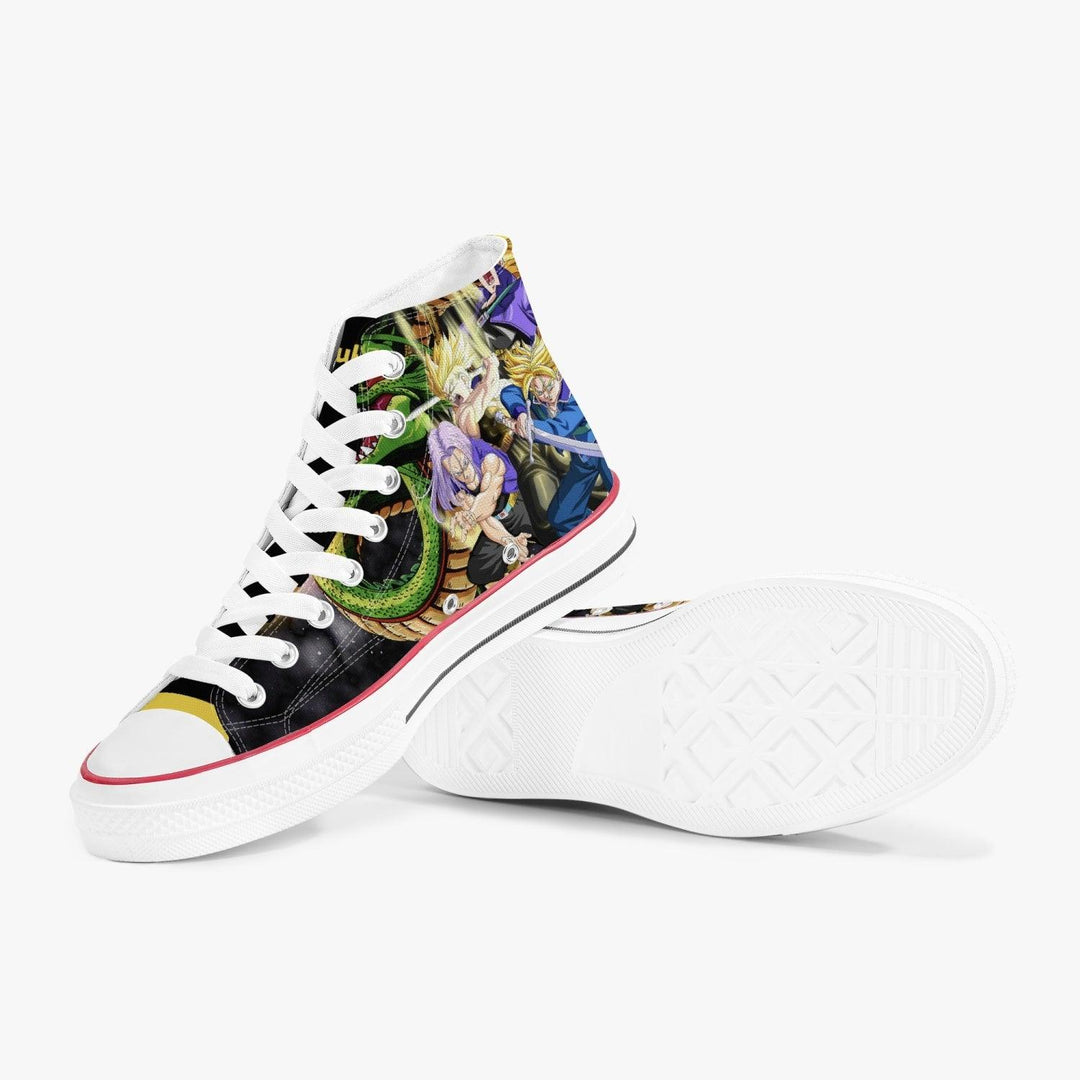 Dragonball Z Trunks A-Star High White Anime Shoes _ Dragonball Z _ Ayuko