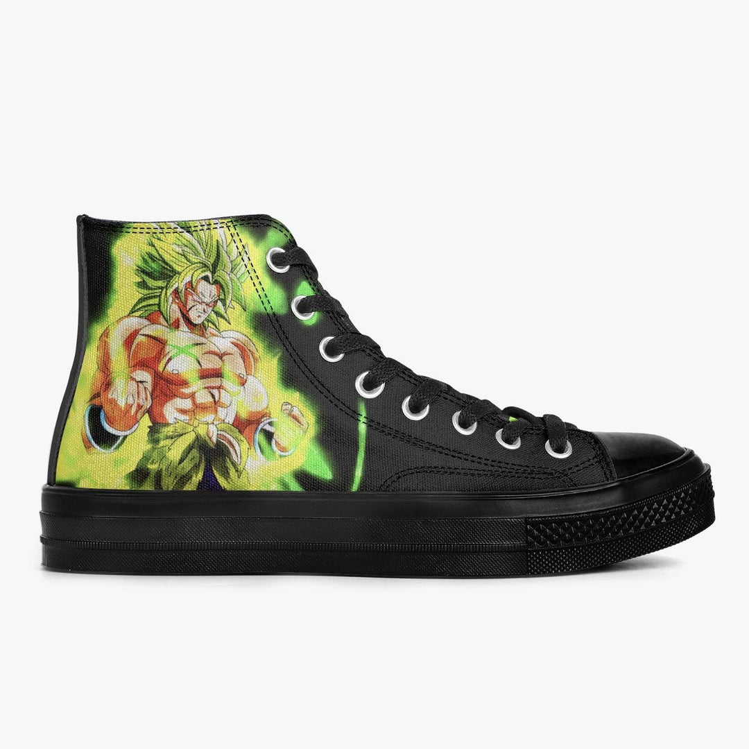 Dragonball Z Broly A-Star High Anime Shoes _ Dragonball Z _ Ayuko