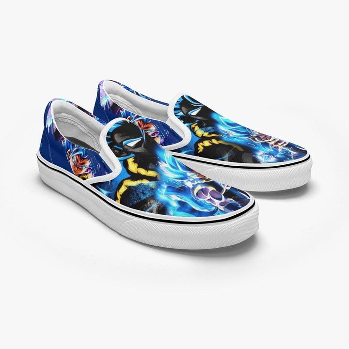 Dragonball Z Gogeta Slip Ons Anime Shoes _ Dragonball Z _ Ayuko