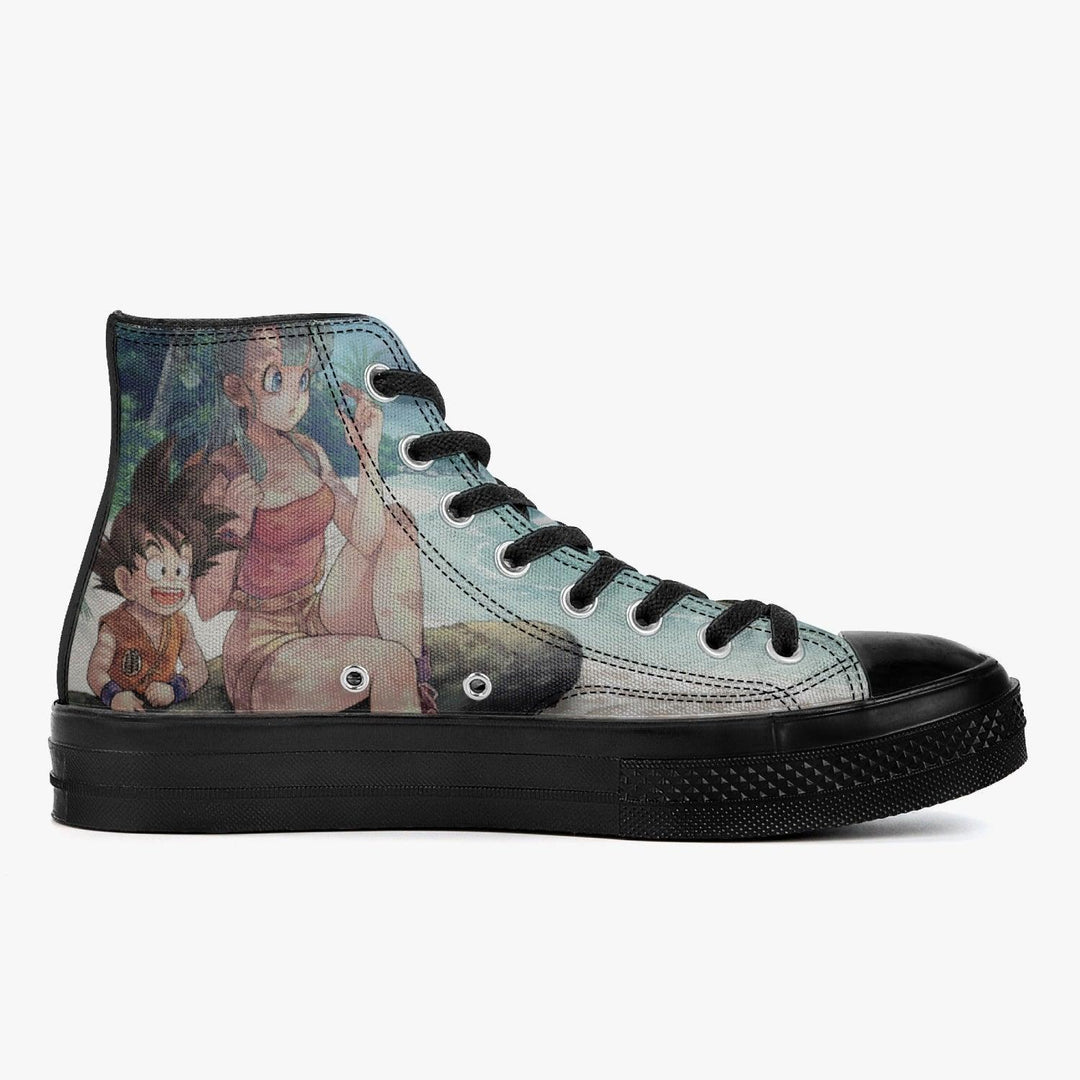 Dragonball Z Bulma and Goku A-Star High Anime Shoes _ Dragonball Z _ Ayuko