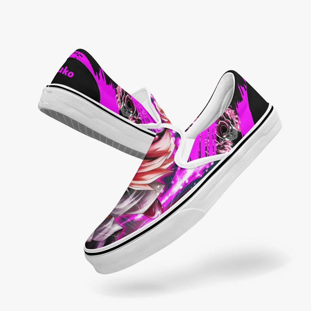 Dragonball Z Goku Black Power Slip Ons Anime Shoes _ Dragonball Z _ Ayuko