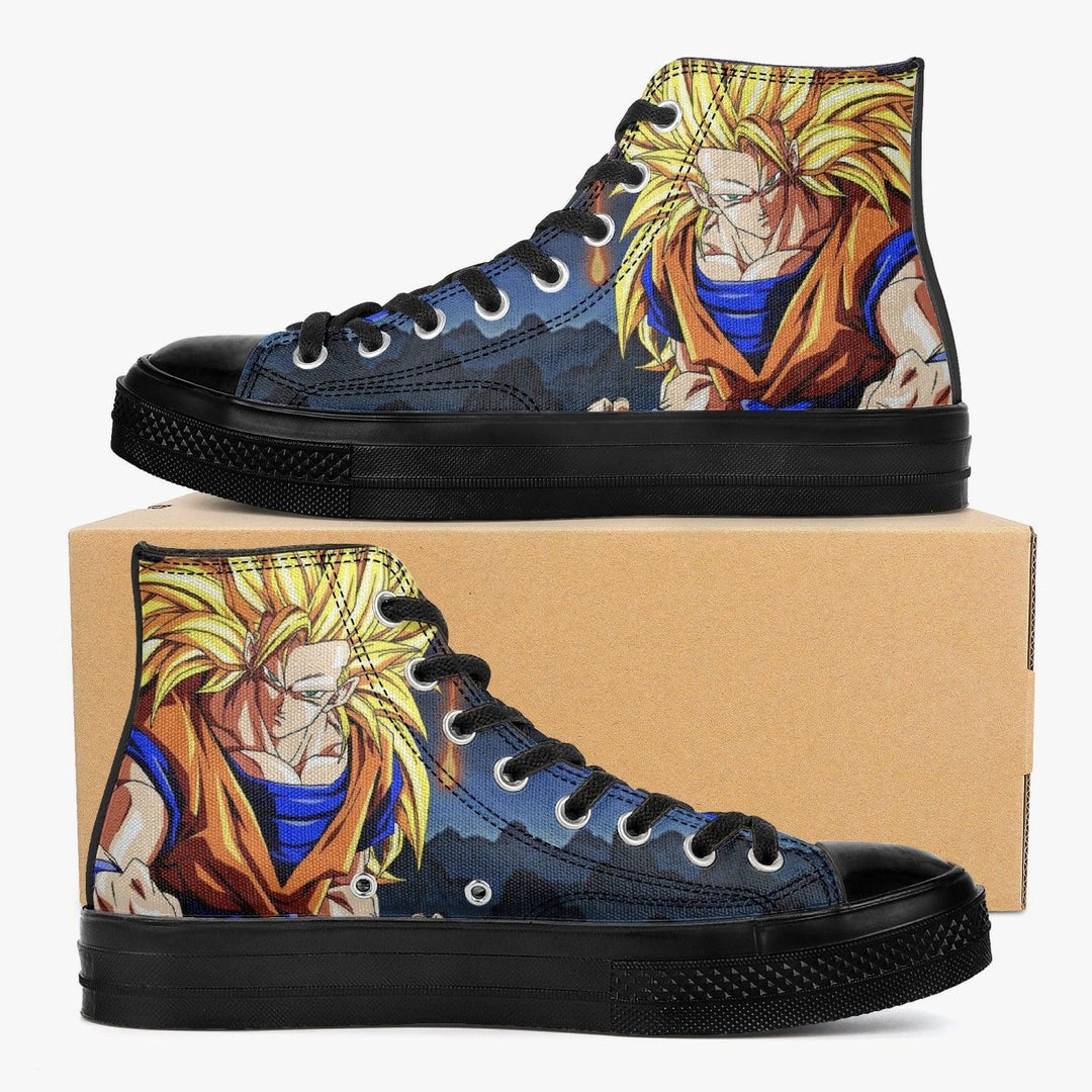 Dragonball Z Super Saiyan Goku A-Star High Anime Shoes _ Dragonball Z _ Ayuko