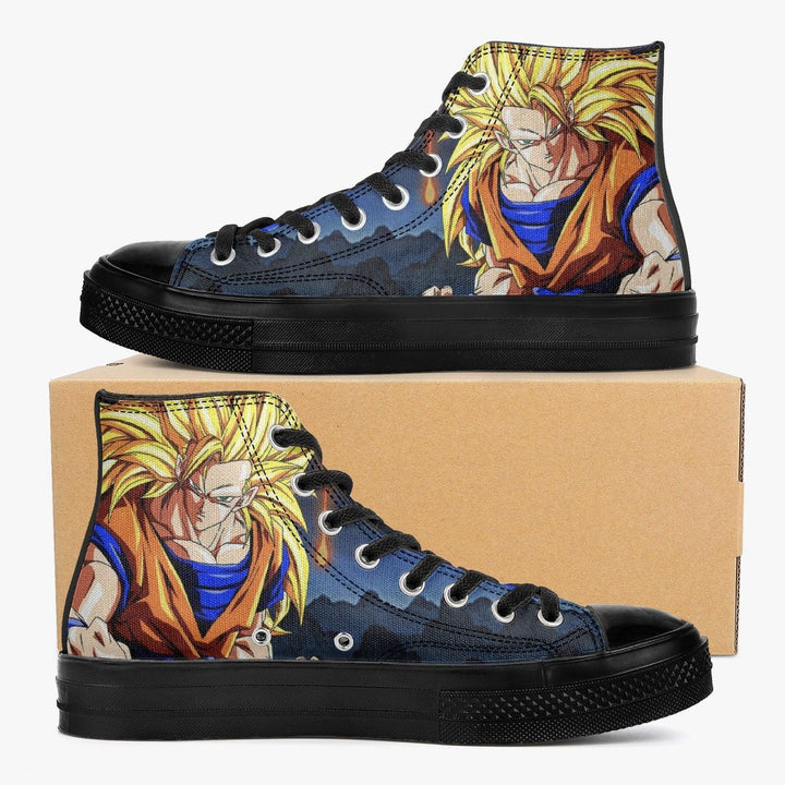 Dragonball Z Super Saiyan Goku A-Star High Anime Shoes _ Dragonball Z _ Ayuko